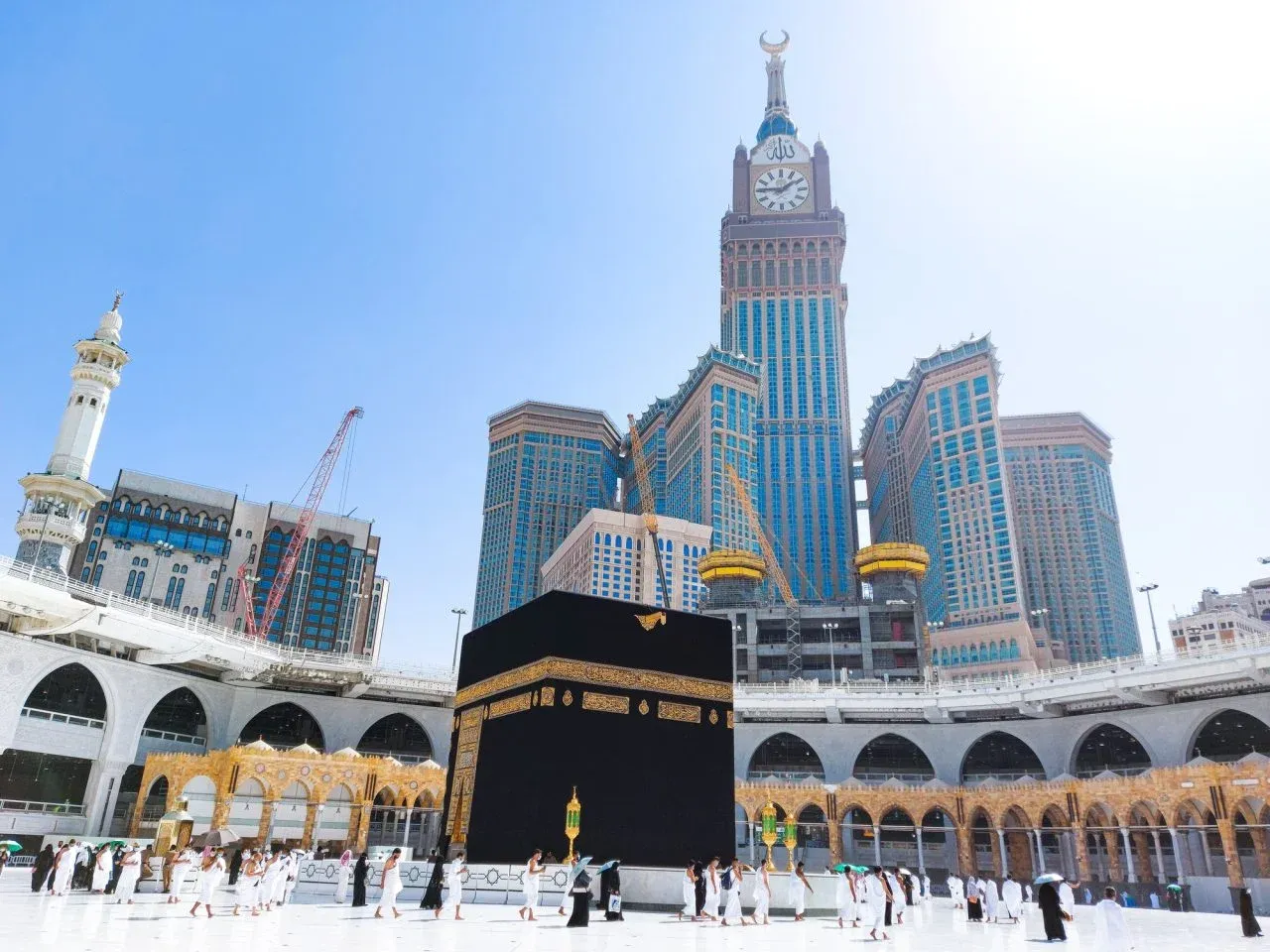 Holy Kaaba in Makkah for Rana Transportation Hajj & Umrah Taxi Service and private Makkah Ziyarat tours